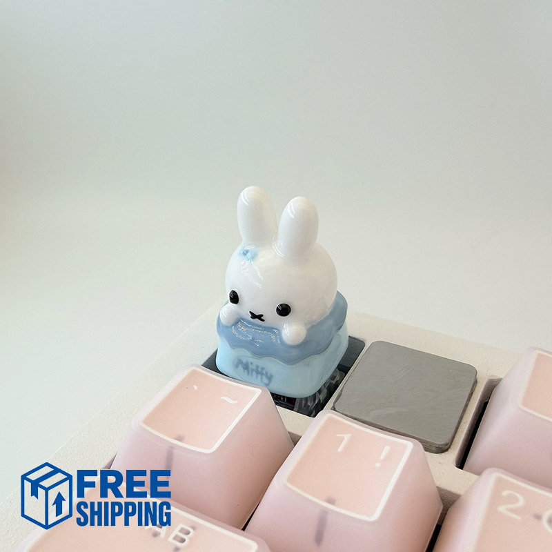Gaming Accessories Girly - 귀여운 미피 토끼 ESC 키캡 기계식