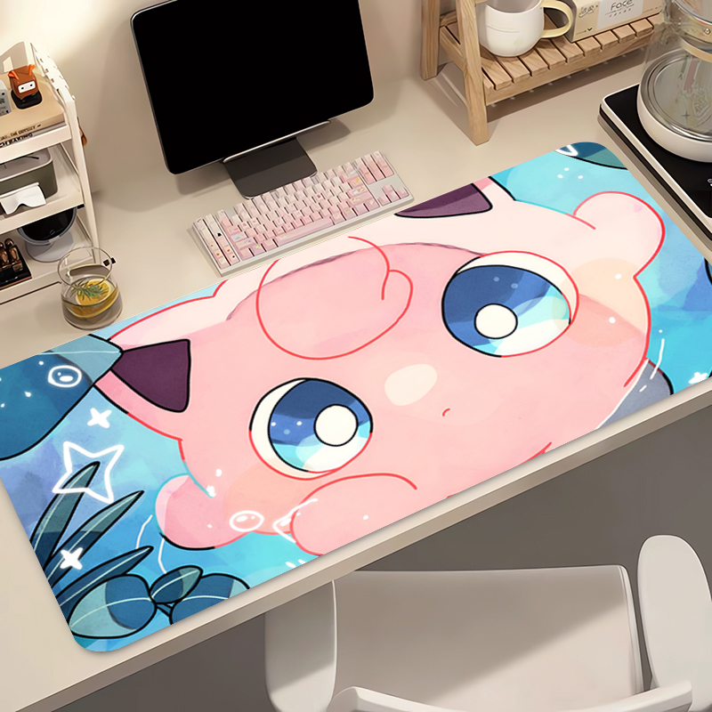 Gaming Accessories For Table - 애니메이션 마우스 패드 90x40cm 포켓몬 Jigglypuff