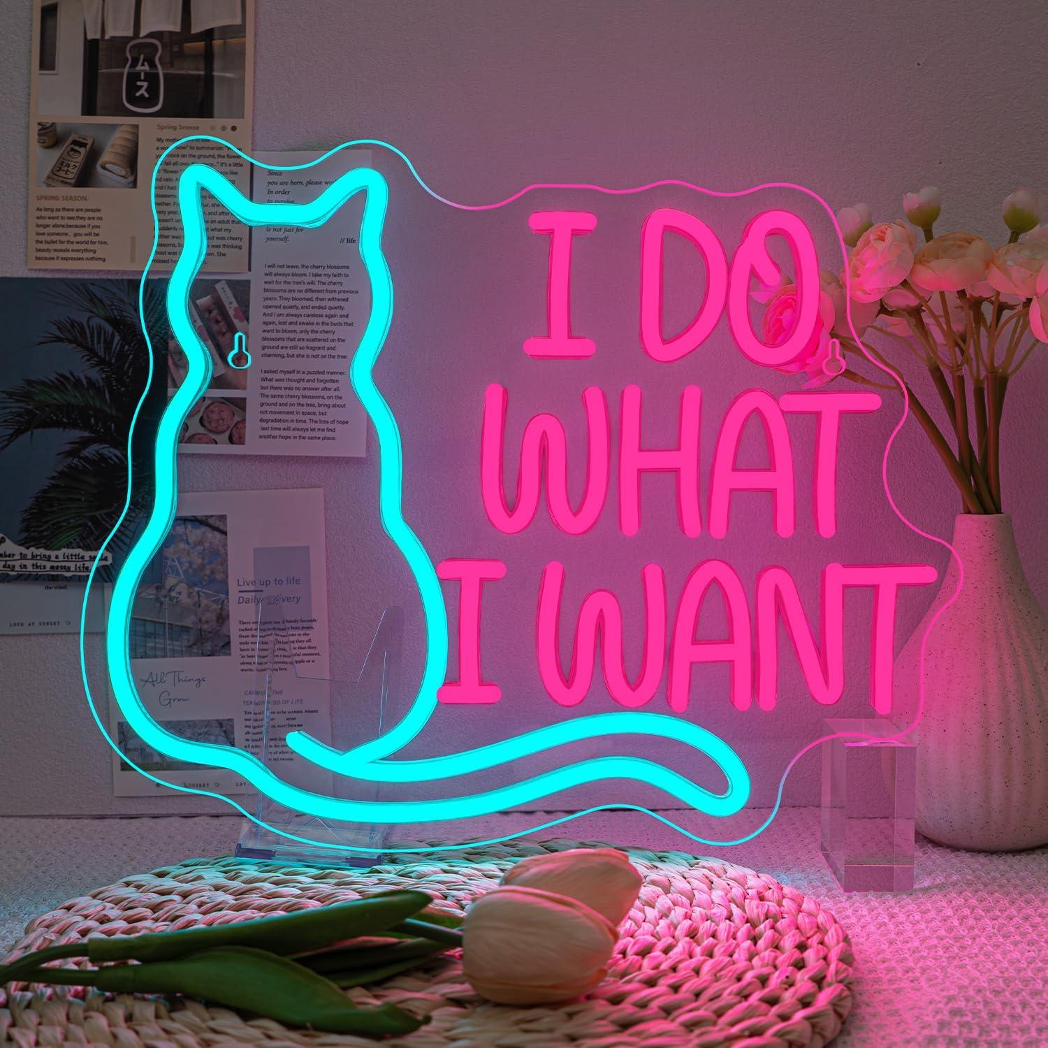 Gaming Accessories Shop - 고양이 네온사인 USB 조광 LED 네온