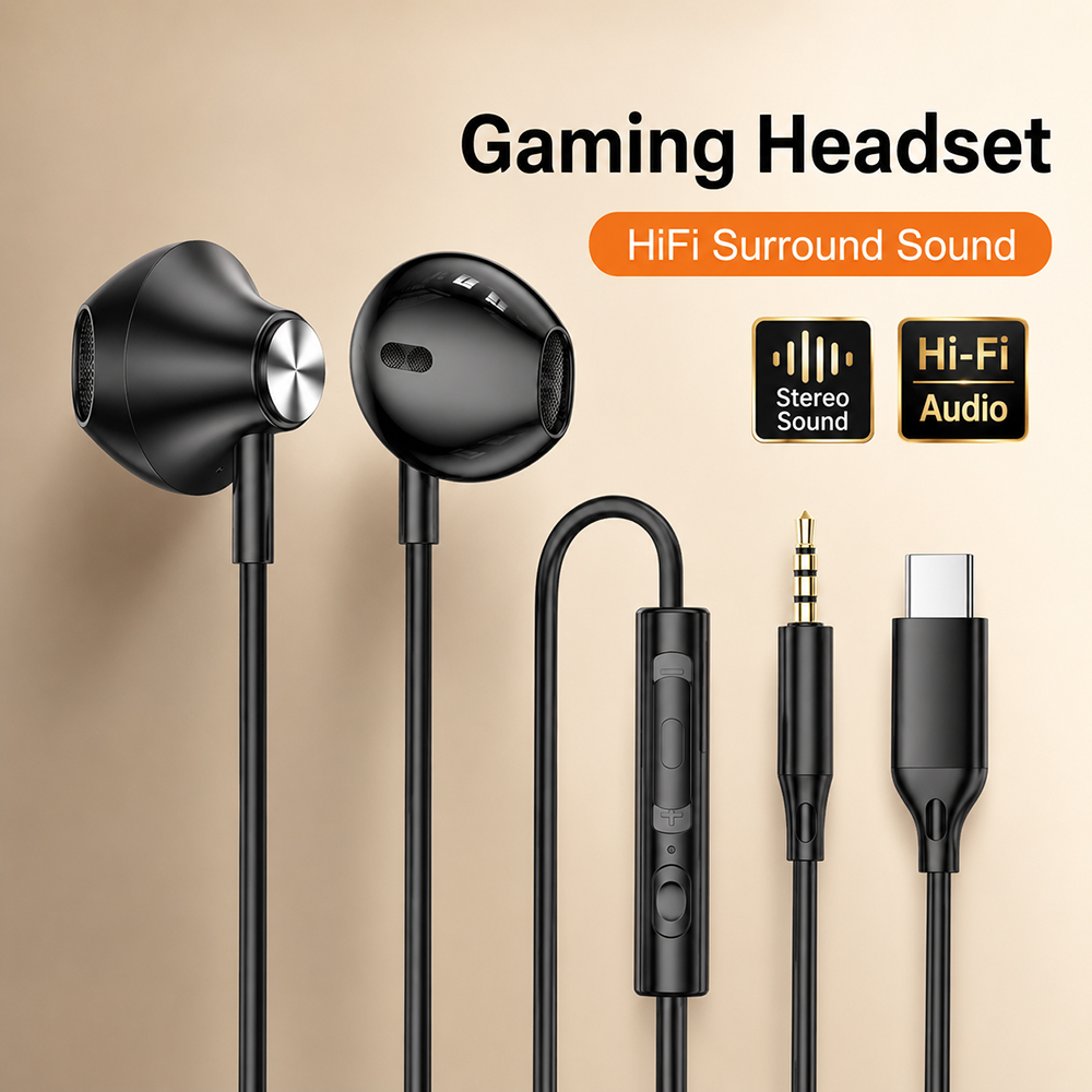 Xiaomi Gaming Accessories - HiFi 서라운드 헤드폰 iPhone 용 베이스
