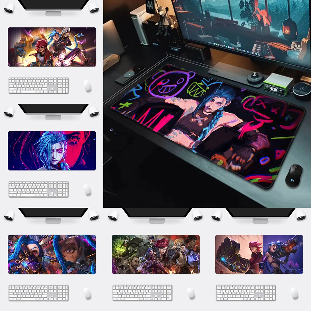 Jinx Gaming Accessories - Arcanes Graffiti Jinxs Ekko 마우스 패드