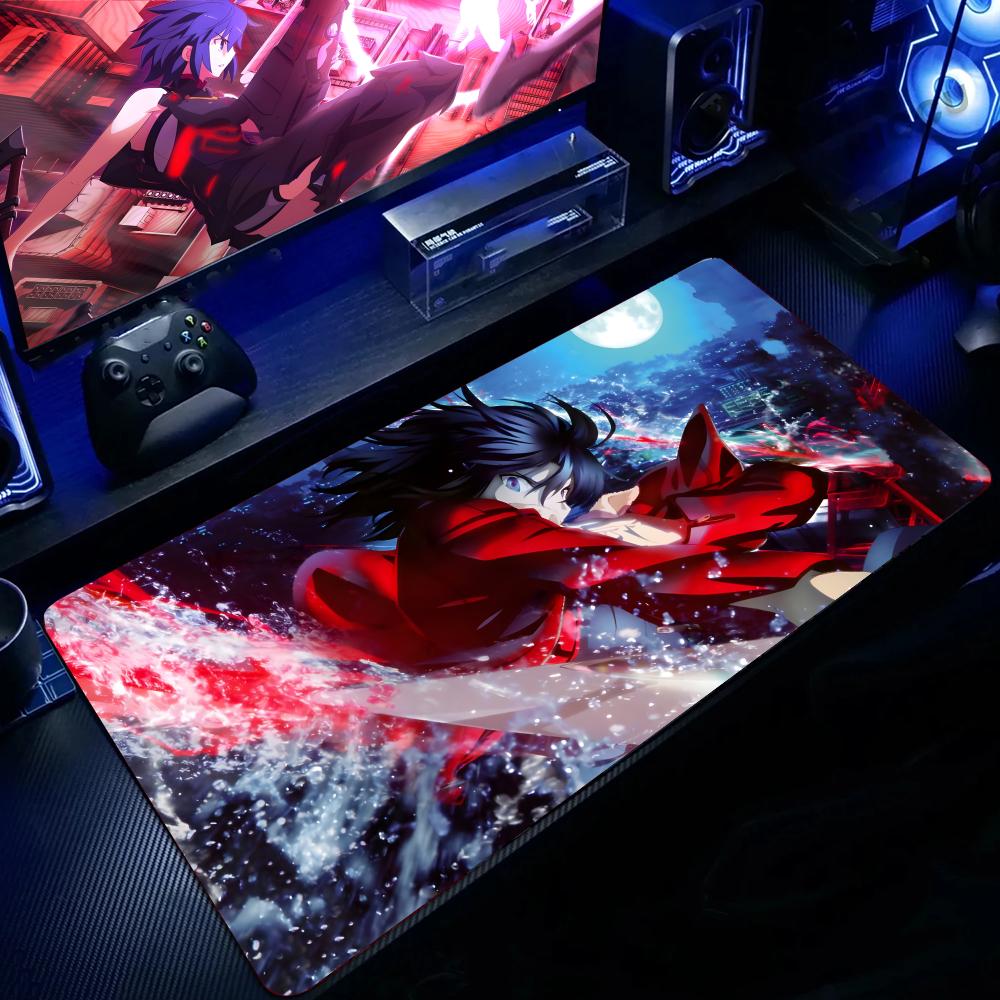 Gaming Accessories For Table - Tsukihime 비주얼 노벨 마우스 패드 마우스