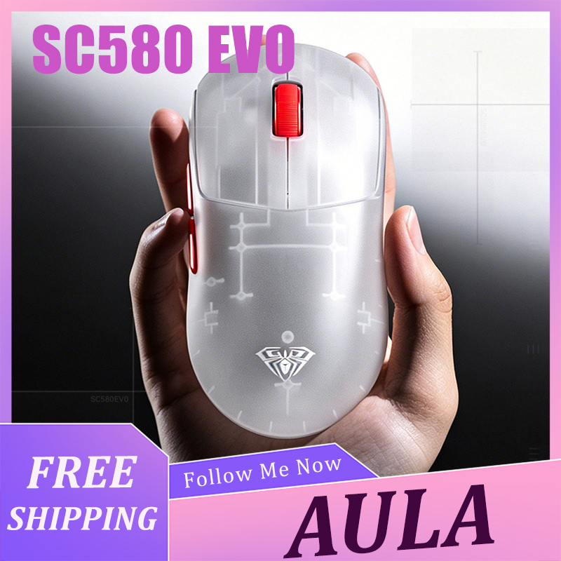 Gaming Accessories Laptop - AULA SC580 EVO 마우스 경량 무선