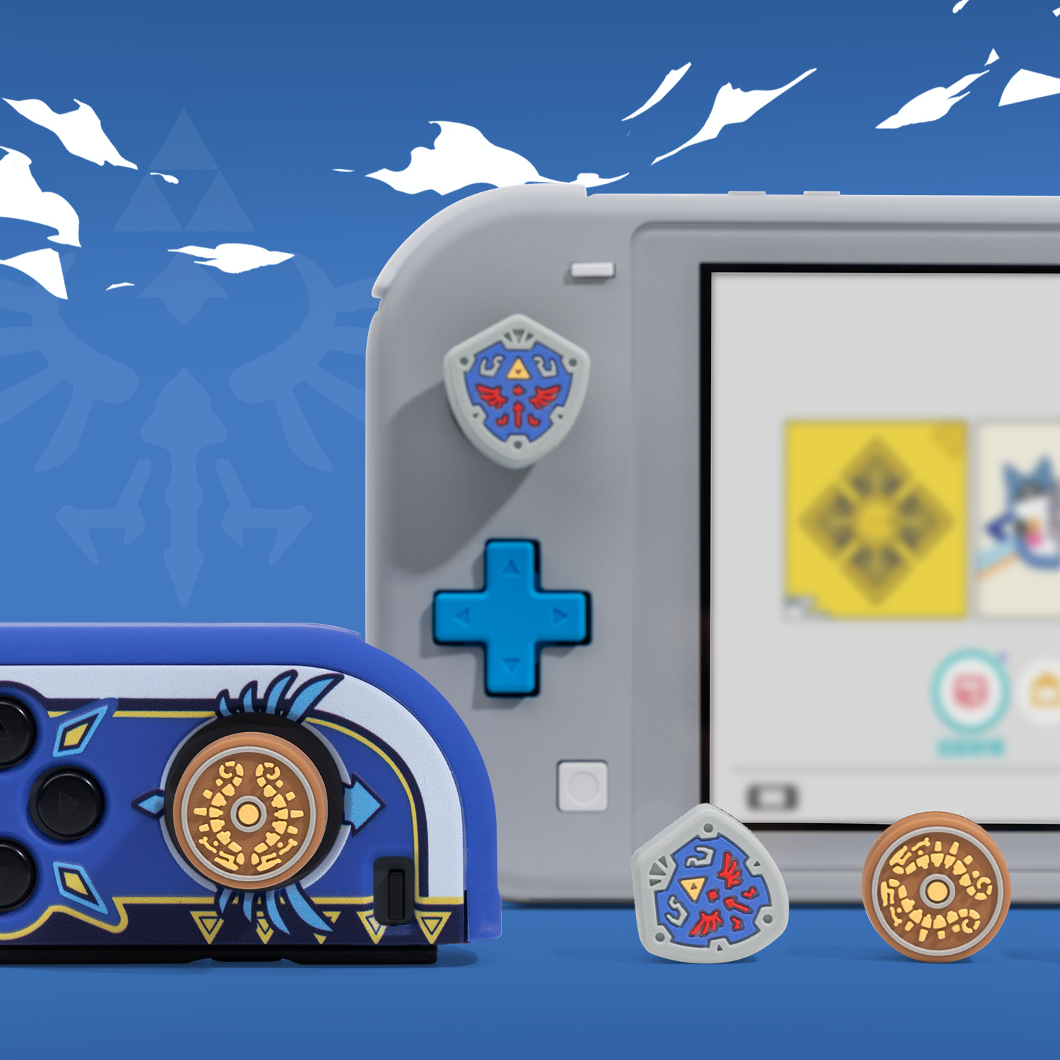 엄지 스틱 그립 캡 게임용 소프트 조이스틱 커버 Sky - Zelda Gaming Accessories 리뷰 및 가격