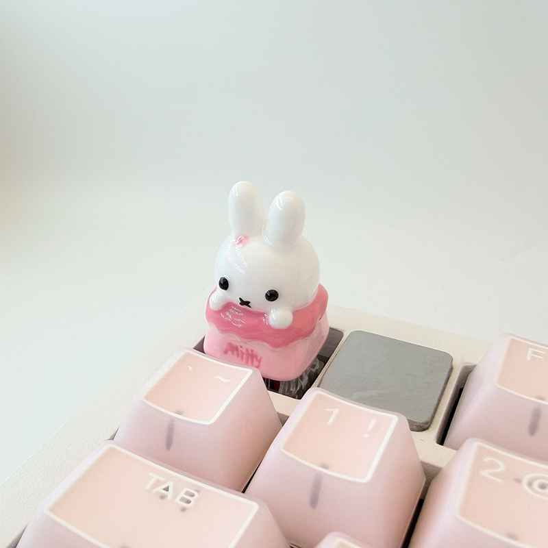 귀여운 미피 토끼 ESC 키캡 기계식 키보드용 만화 키 - Gaming Accessories Girly 리뷰 및 가격