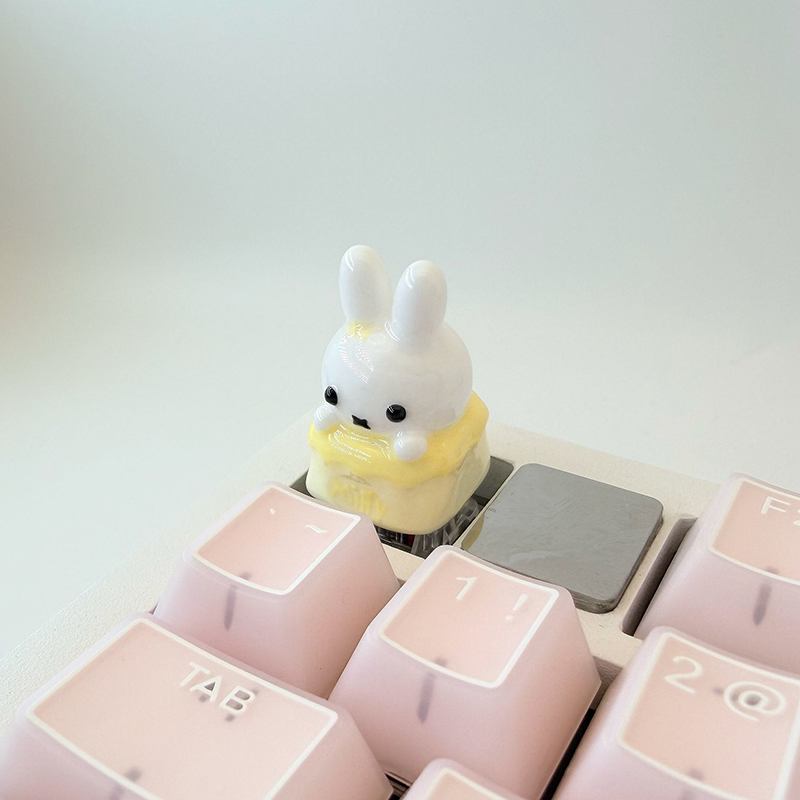 귀여운 미피 토끼 ESC 키캡 기계식 키보드용 만화 키 - Gaming Accessories Girly 리뷰 및 가격