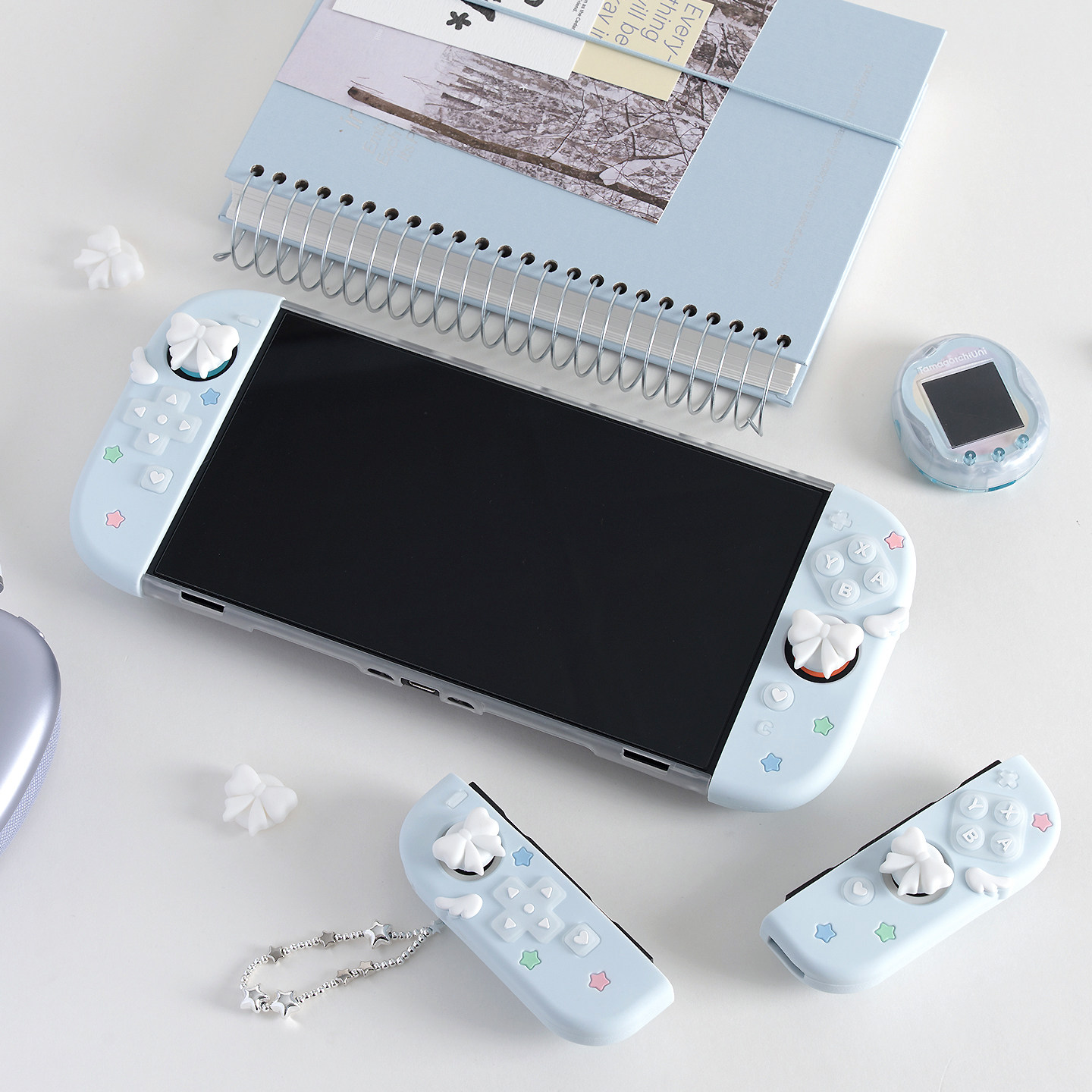 스위치 2 OLED NS 스타 보우 윙 소프트 실리콘  - Gaming Accessories Joystick 리뷰 및 가격