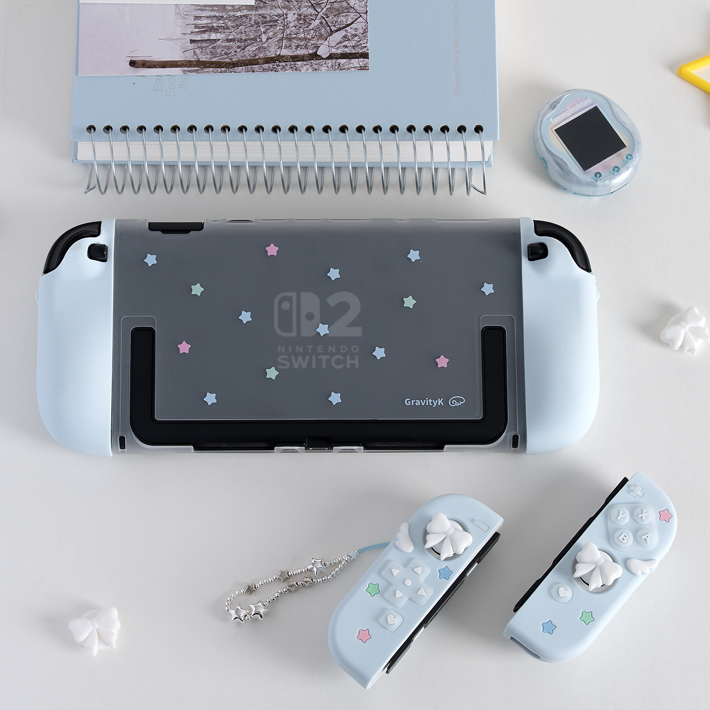 스위치 2 OLED NS 스타 보우 윙 소프트 실리콘  - Gaming Accessories Joystick 리뷰 및 가격