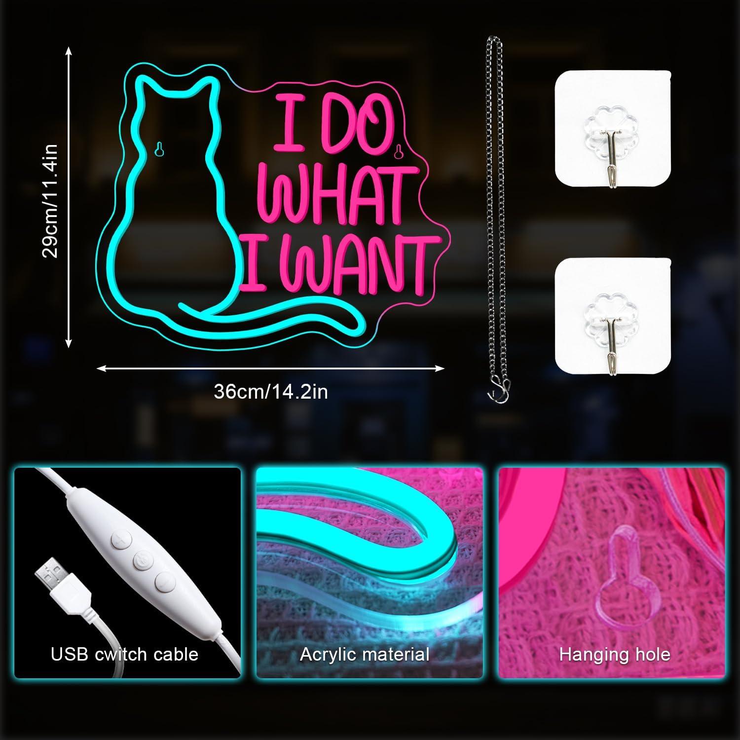 고양이 네온사인 USB 조광 LED 네온 조명 - 침실 - Gaming Accessories Shop 리뷰 및 가격