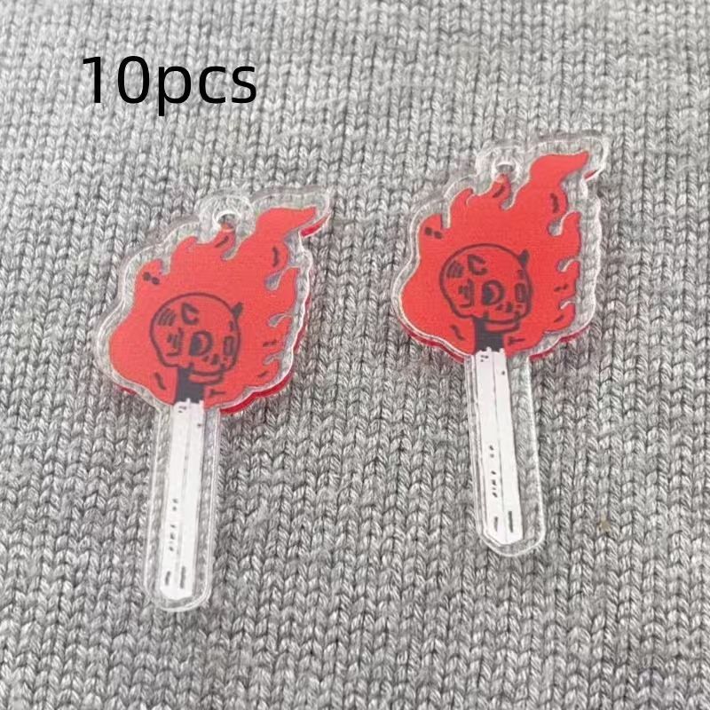 10개 아크릴 해골 펜던트, DIY 쥬얼리 제작 귀걸이 - Gaming Accessories Gifts 리뷰 및 가격