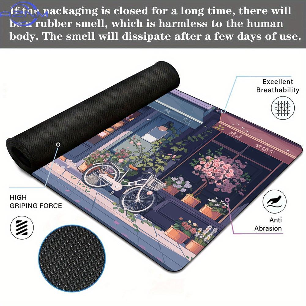 로맨틱 디저트 샵 대형 마우스 패드 데스크 매트, 스티 - Gaming Accessories Shop 리뷰 및 가격