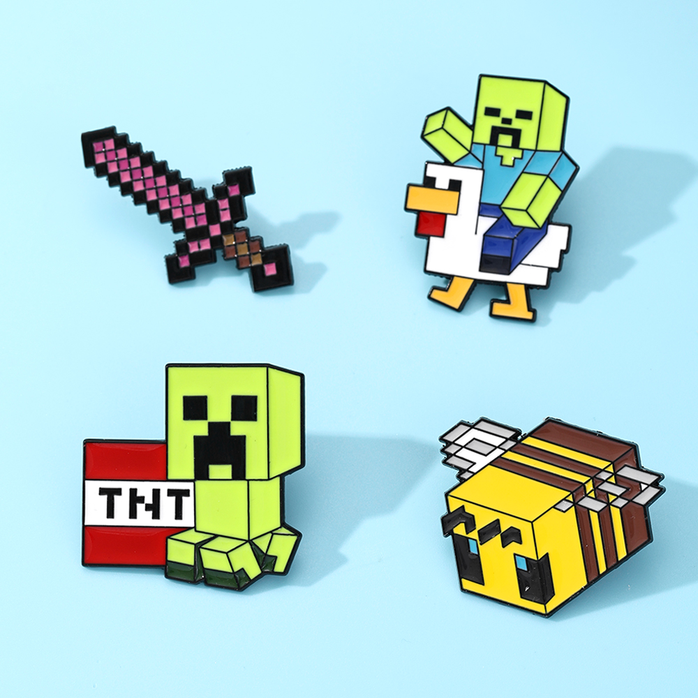 4개의 귀여운 베이비 좀비 치킨 조키 & 픽셀 꿀벌 에 - Gaming Accessories 리뷰 및 가격