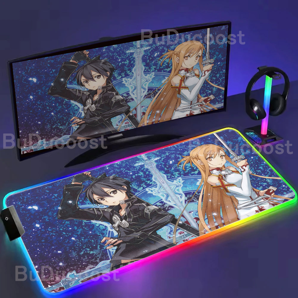 새로운 소드 아트 온라인 RGB LED 조명 대형 마우 - Gaming Accessories Online 리뷰 및 가격