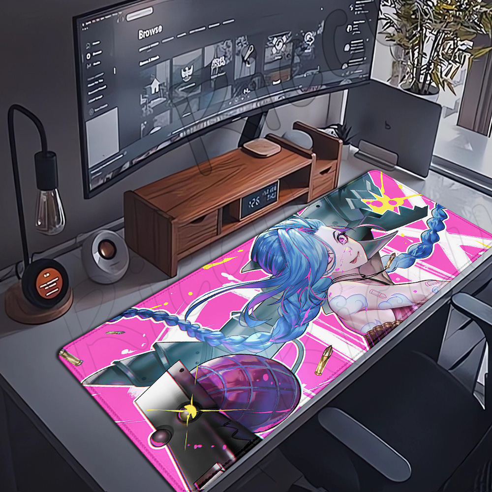 인기 애니메이션 LOL 아케인 마우스 패드, JINX  - Jinx Gaming Accessories 리뷰 및 가격