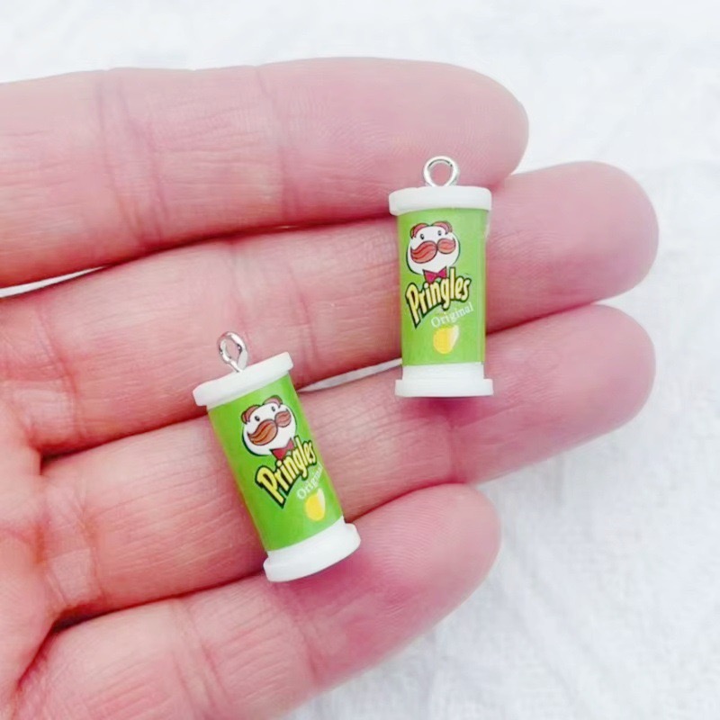 10개 시뮬레이션 3D 버킷 감자칩 스낵 레진 펜던트  - Gaming Accessories Gifts 리뷰 및 가격