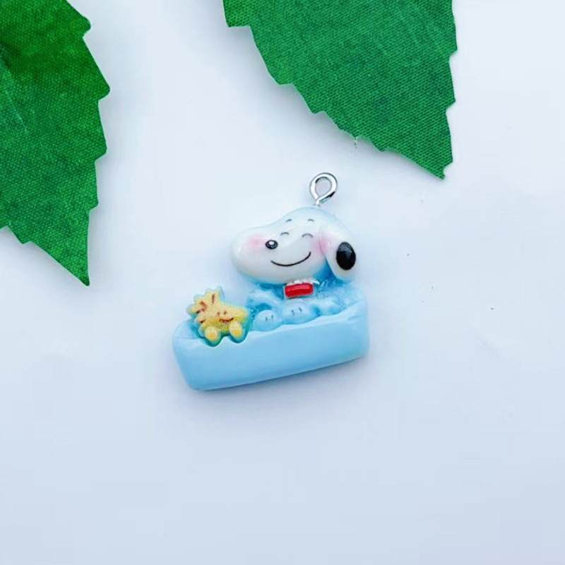 12개 레진 만화 강아지 펜던트, DIY 쥬얼리 제작  - Gaming Accessories Gifts 리뷰 및 가격