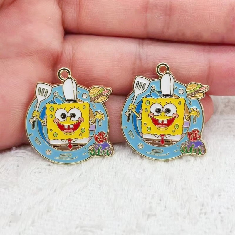 10개 만화 애니메이션 합금 오일 드롭 펜던트, DIY - Gaming Accessories Gifts 리뷰 및 가격