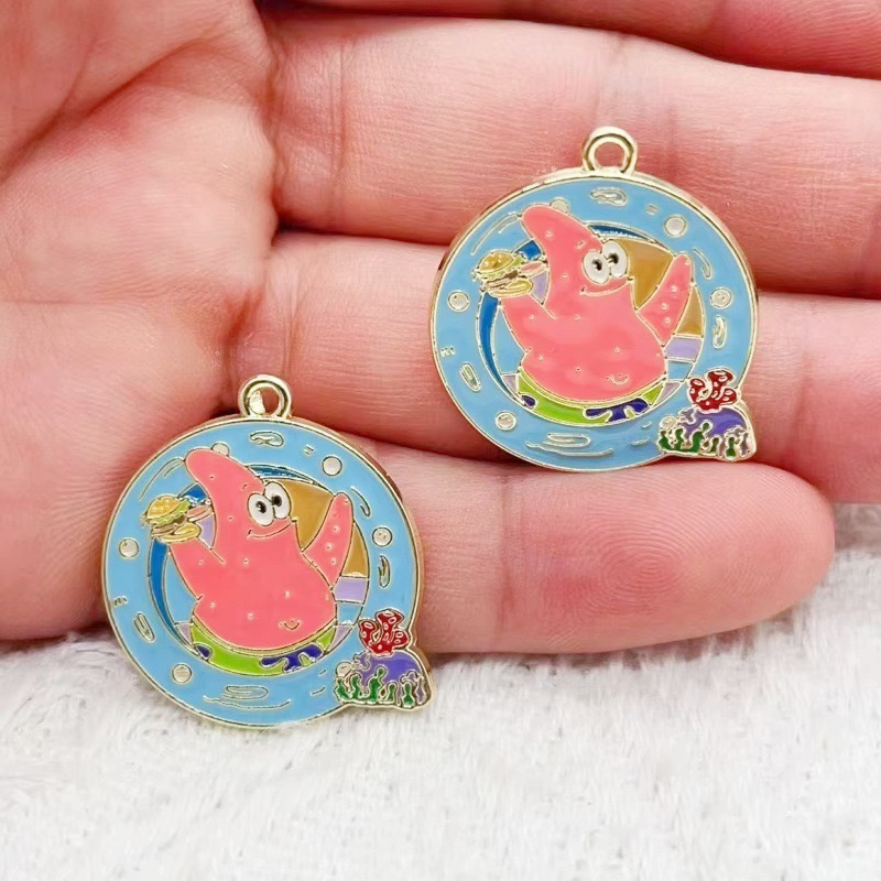 10개 만화 애니메이션 합금 오일 드롭 펜던트, DIY - Gaming Accessories Gifts 리뷰 및 가격