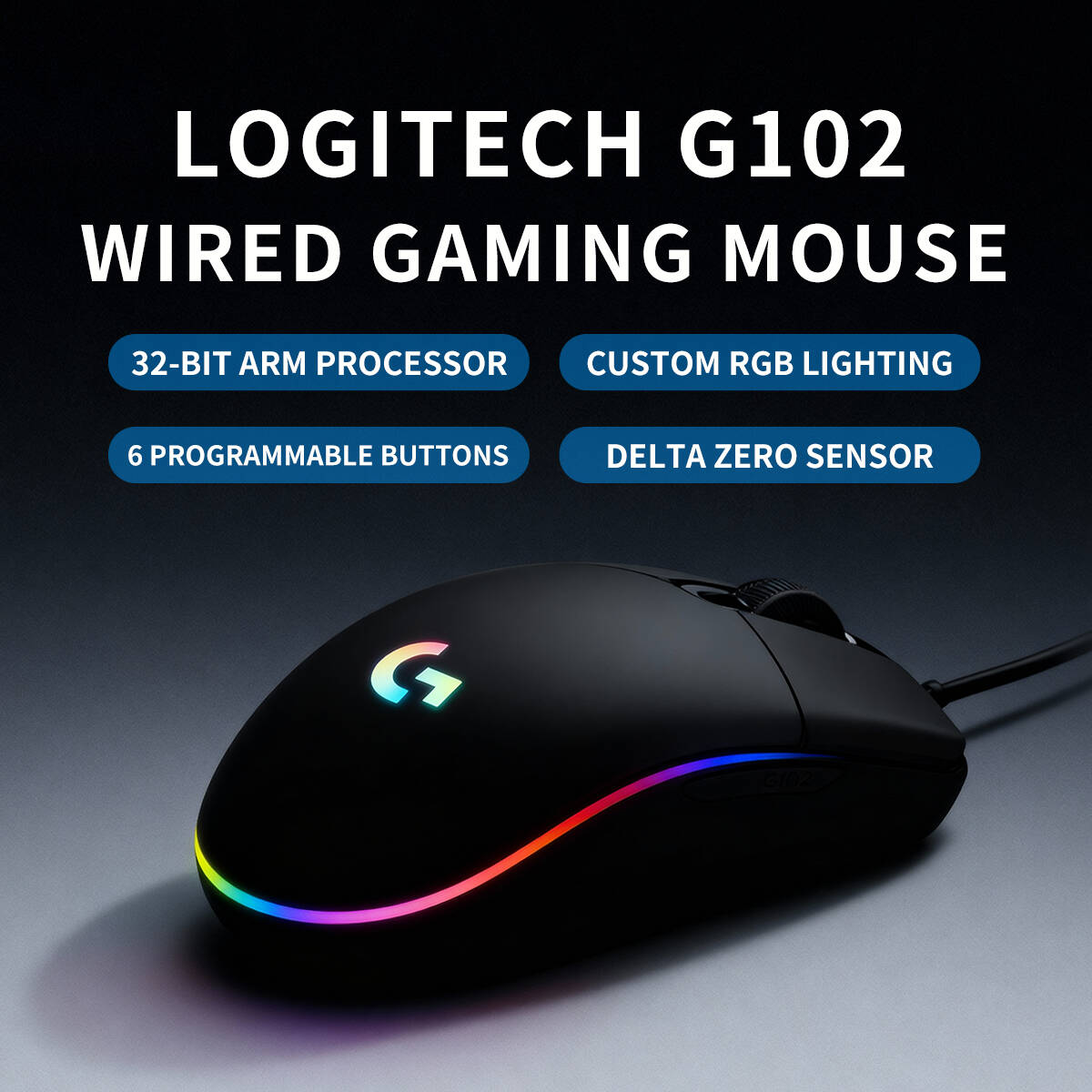 로지텍 G102 유선 게이밍 마우스, 안정적인 유선 전 - Gaming Accessories Online 리뷰 및 가격