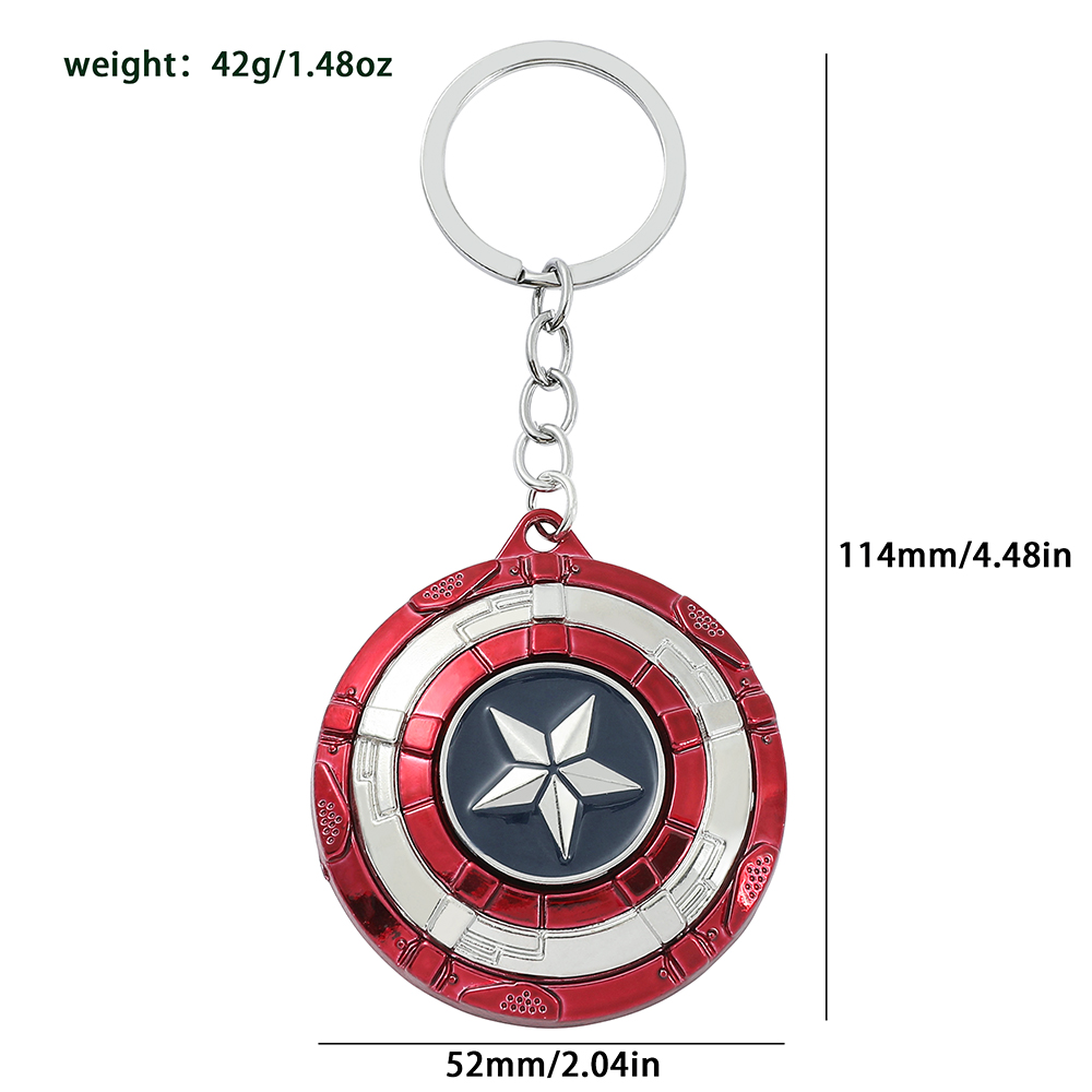 어벤져스 캡틴 아메리카 방패 키체인 - 남성용 창의적인 - Gaming Accessories Gifts 리뷰 및 가격