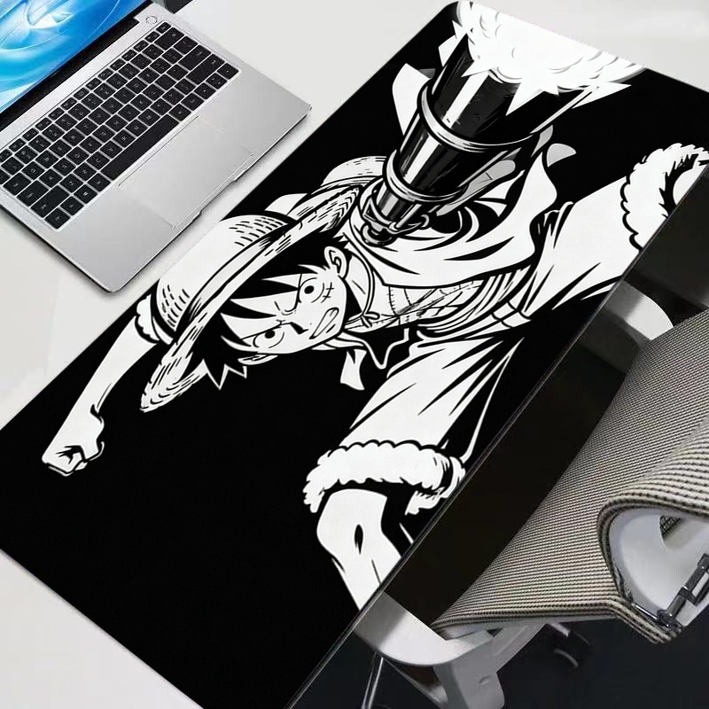 흑백 마우스 패드 원피스 루피 대형 게이머 게임 액세서 - Gaming Accessories Laptop 리뷰 및 가격