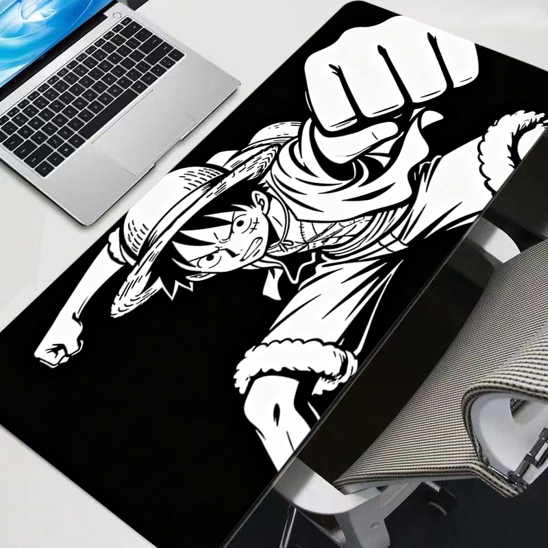 흑백 마우스 패드 원피스 루피 대형 게이머 게임 액세서 - Gaming Accessories Laptop 리뷰 및 가격