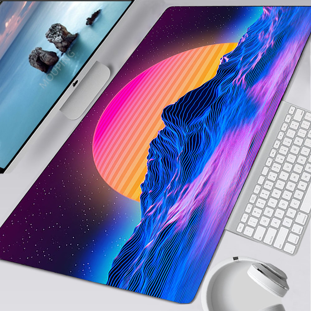 Vaporwave Mousepad Retrowave/s - Gaming Accessories For Table 리뷰 및 가격