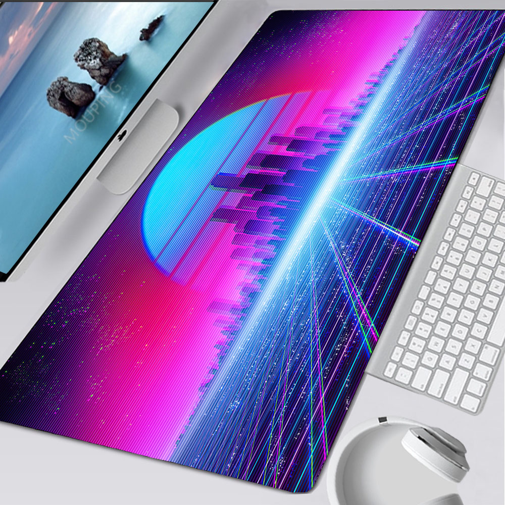 Vaporwave Mousepad Retrowave/s - Gaming Accessories For Table 리뷰 및 가격