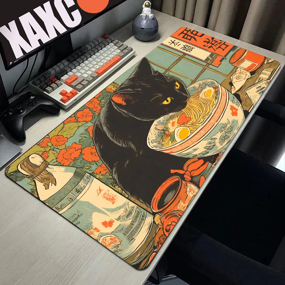 HYBXAXC 검은 고양이는 라면을 먹는 것을 좋아합니 - Gaming Accessories Shop 리뷰 및 가격